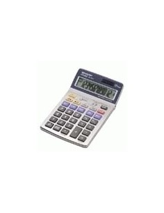 Sharp EL-337CB calcolatrice Tasca Calcolatrice finanziaria Argento