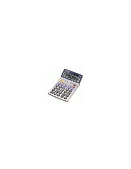 Sharp EL-337CB calcolatrice Tasca Calcolatrice finanziaria Argento
