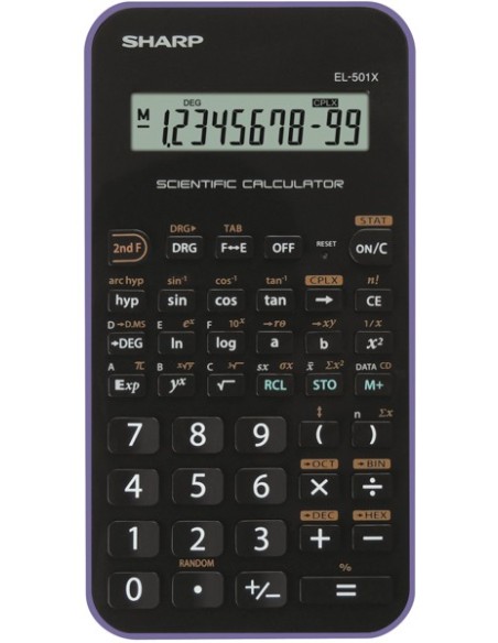 Sharp EL-501XBVL calcolatrice Tasca Calcolatrice scientifica Nero Sharp EL-501XBVL calcolatrice Tasca Calcolatrice scientifica Nero