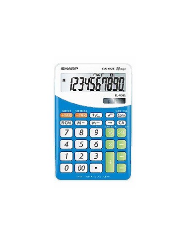 Sharp EL-332B-BL calcolatrice Desktop Calcolatrice finanziaria Blu