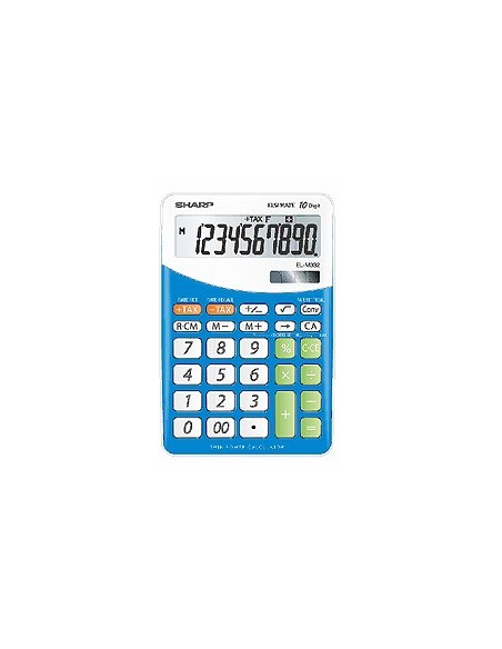 Sharp EL-332B-BL calcolatrice Desktop Calcolatrice finanziaria Blu Sharp EL-332B-BL calcolatrice Desktop Calcolatrice finanziaria Blu