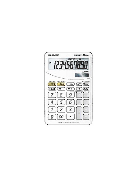 Sharp EL-332B-WH calcolatrice Desktop Calcolatrice finanziaria Bianco