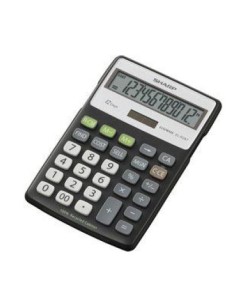 Sharp EL-R287BBK calcolatrice Desktop Nero