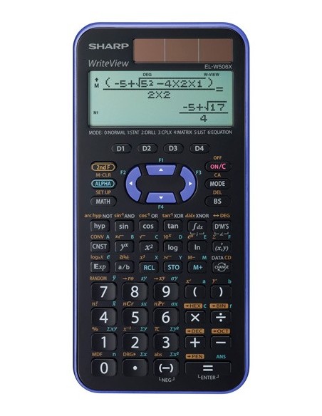 Sharp EL-W506XB-VL calcolatrice Tasca Calcolatrice scientifica Nero, Viola