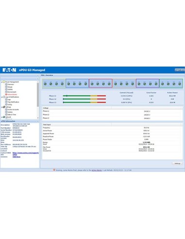 Eaton EMAH28 unità di distribuzione dell'energia (PDU) 8 presa(e) AC 1U Nero