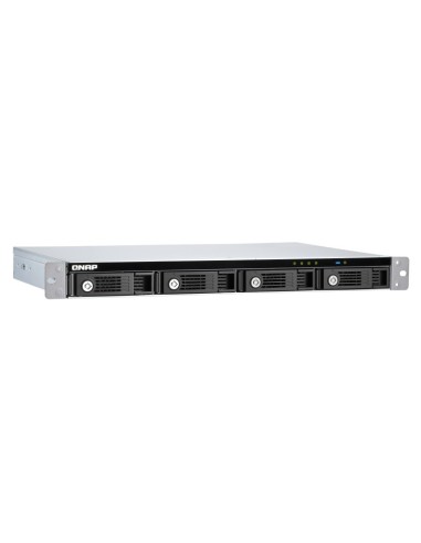 QNAP TR-004U array di dischi Nero, Grigio