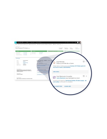 Microsoft Dynamics 365 For Sales, Sngl, Software Assurance Pack, OLV, 1 License, Level C, UsrCAL Client Access License (CAL) 1 Microsoft Dynamics 365 For Sales, Sngl, Software Assurance Pack, OLV, 1 License, Level C, UsrCAL Client Access License (CAL) 1