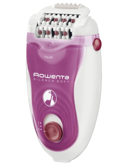 Rowenta Silence Soft EP5660 Epilatore, 24 pinzette, Rosa e Bianco