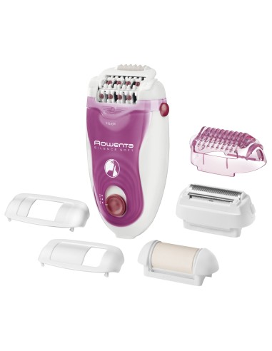 Rowenta Silence Soft EP5660 Epilatore, 24 pinzette, Rosa e Bianco