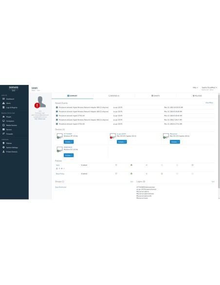 Sophos Endpoint Protection Standard Governativa (GOV) 1 licenza e Competitive Upgrade 3 anno i