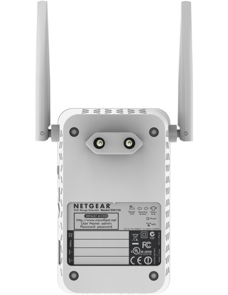 Netgear EX6150-100PES moltiplicatore di rete Bianco