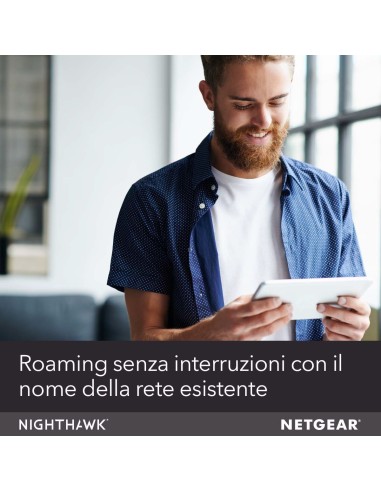 NETGEAR EX8000 router wireless Gigabit Ethernet Banda tripla (2.4 GHz 5 GHz 5 GHz) 4G Nero