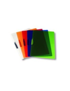 Fellowes Clipper Assort Polipropilene (PP) Verde, Trasparente A4