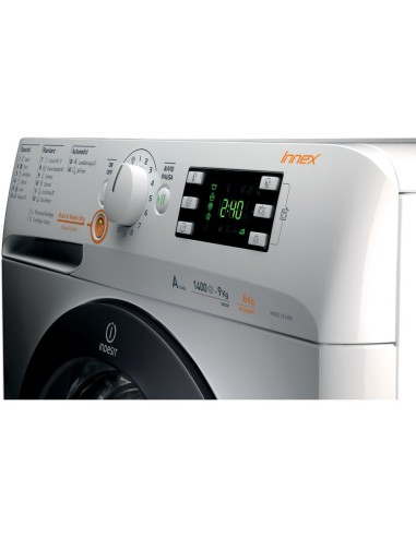 Indesit XWDE 961480X W lavasciuga Libera installazione Caricamento frontale Bianco