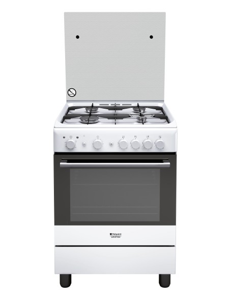 Hotpoint H6GG1F (W) IT Cucina Gas Bianco A