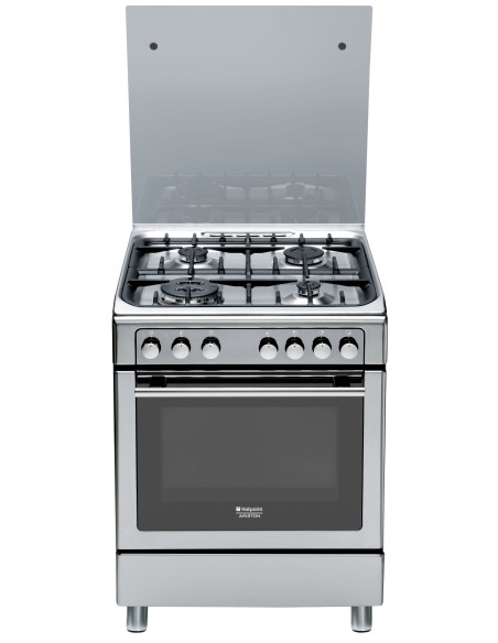 Hotpoint CX65S7D2 IT (X) HA H cucina Gas Argento A