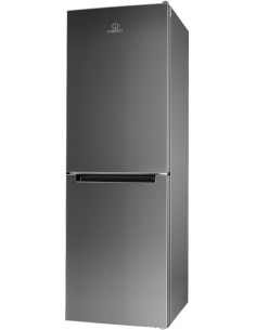 Indesit LI70 FF1 X frigorifero con congelatore Libera installazione 270 L Acciaio inossidabile