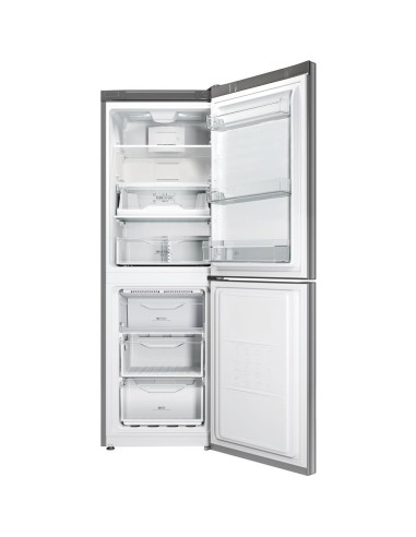 Indesit LI70 FF1 X frigorifero con congelatore Libera installazione 270 L Acciaio inossidabile