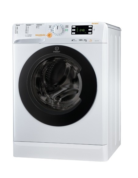Indesit XWDE 1071481XWKKK EU lavasciuga Libera installazione Caricamento frontale Bianco