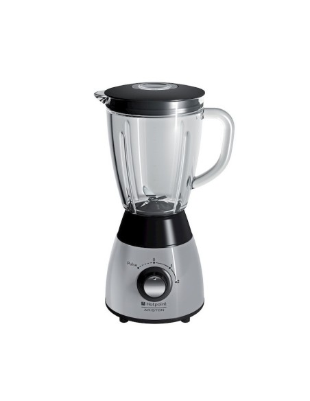 Hotpoint TB 050 DXBO 1,5 L Frullatore da tavolo 550 W Nero, Acciaio inossidabile