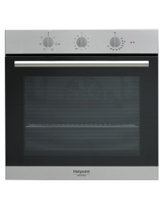 Hotpoint FA2 530 H IX HA 66 L A Nero, Acciaio inossidabile