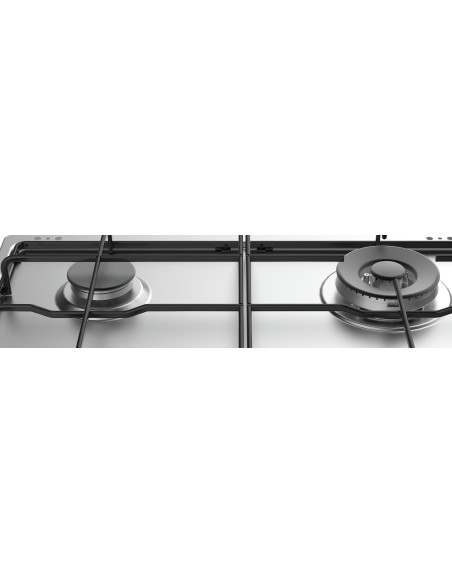 Indesit THP 642 W IX I RU piano cottura Acciaio inossidabile Da incasso Gas 4 Fornello(i)