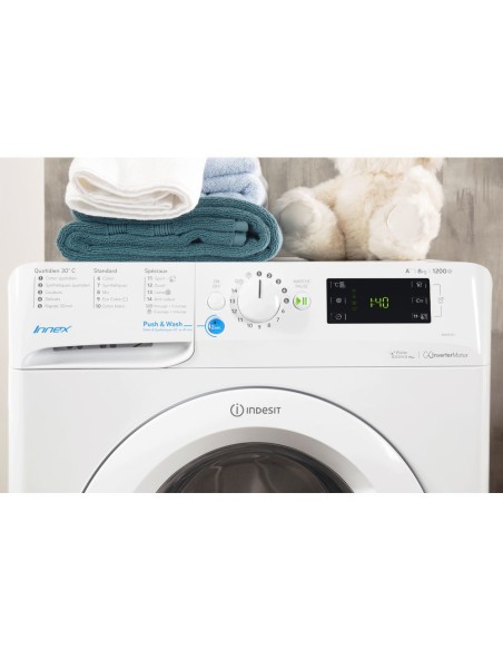 Indesit BWE 71283X W IT lavatrice Caricamento frontale 7 kg 1200 Giri min Bianco
