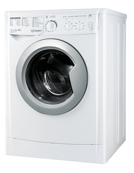 Indesit EWC 91083 BS IT 1 lavatrice Caricamento frontale 9 kg 1000 Giri min Cromo, Bianco