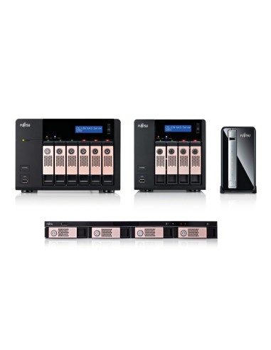Fujitsu CELVIN NAS QR802 Rack (1U) Collegamento ethernet LAN Nero