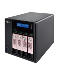 Fujitsu CELVIN NAS Q805 Tower Collegamento ethernet LAN Nero J1900