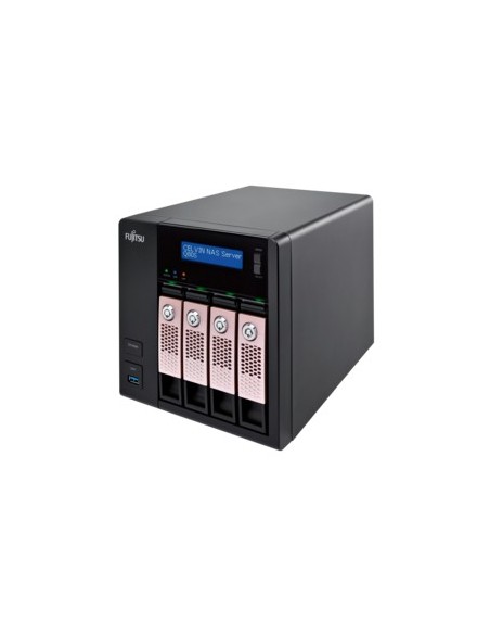 Fujitsu CELVIN NAS Q805 Tower Collegamento ethernet LAN Nero J1900