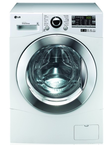 LG F14A8FDA lavatrice Caricamento frontale 9 kg 1400 Giri min Argento, Bianco