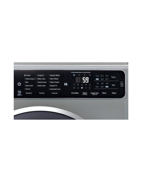 LG F14U1JBS6 lavatrice Caricamento frontale 10 kg 1400 Giri min Grigio