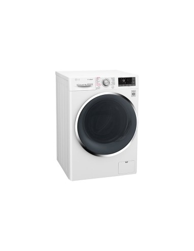 LG F4J8FH2W lavasciuga Libera installazione Caricamento frontale Nero, Bianco
