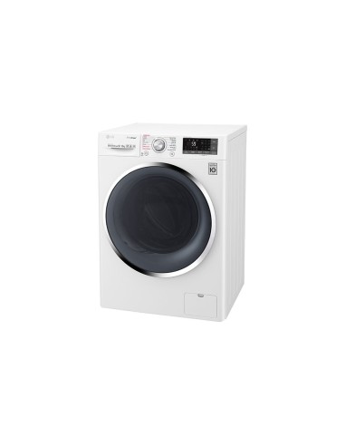 LG F4J8FH2W lavasciuga Libera installazione Caricamento frontale Nero, Bianco