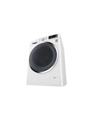 LG F4J8FH2W lavasciuga Libera installazione Caricamento frontale Nero, Bianco