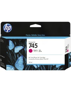 HP Cartuccia Inchiostro Magenta DesignJet 745, 130 ml