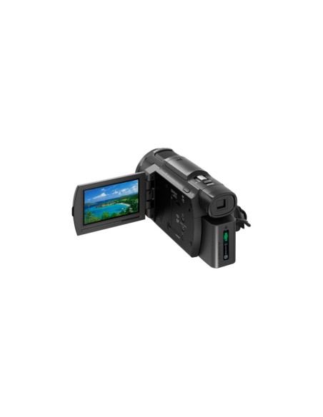 Sony FDR-AX33 Videocamera 4K Ultra HD con Sensore CMOS Exmor R, Ottica Grandangolare Zeiss da 29.8 mm, Zoom Ottico 10x,