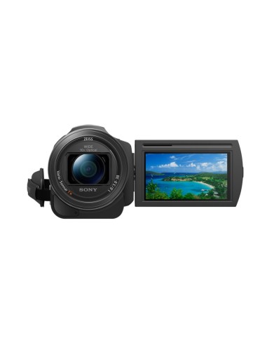 Sony FDR-AX33 Videocamera 4K Ultra HD con Sensore CMOS Exmor R, Ottica Grandangolare Zeiss da 29.8 mm, Zoom Ottico 10x,