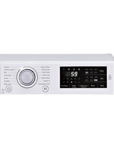 LG FH2U2HDN1 lavatrice Caricamento frontale 7 kg 1200 Giri min Bianco