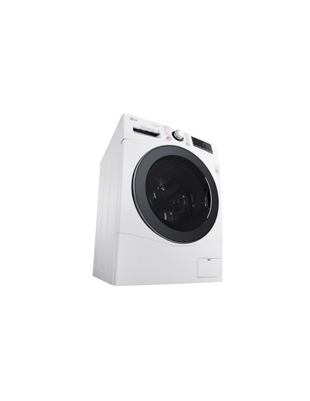 LG FH4A8FDH2N lavasciuga Libera installazione Caricamento frontale Nero, Bianco