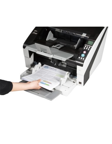 Fujitsu fi-6400 ADF + scanner ad alimentazione manuale 600 x 600 DPI A3 Nero, Bianco