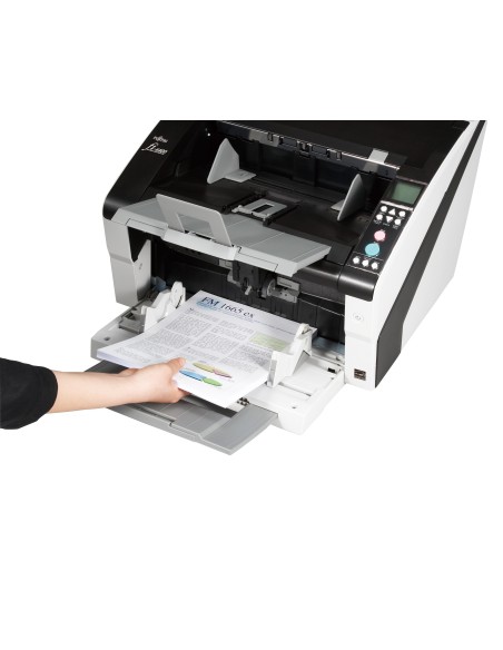 Fujitsu fi-6400 ADF + scanner ad alimentazione manuale 600 x 600 DPI A3 Nero, Bianco