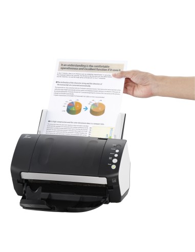 Fujitsu fi-7140 Scanner ADF 600 x 600 DPI A4 Nero, Bianco