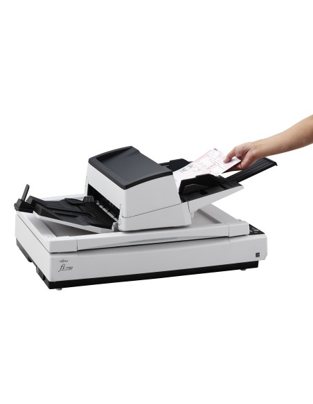 Fujitsu fi-7700S Scanner piano e ADF 600 x 600 DPI A3 Nero, Bianco