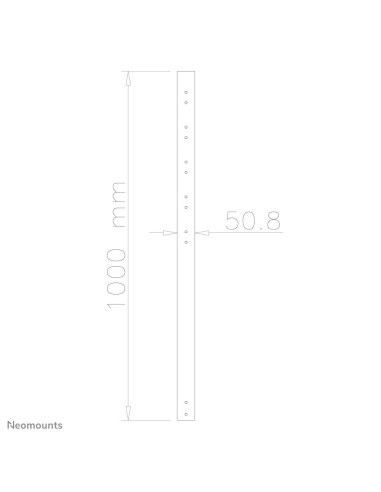 Neomounts by Newstar Tubo telescopico per schermi LCD LED Plasma