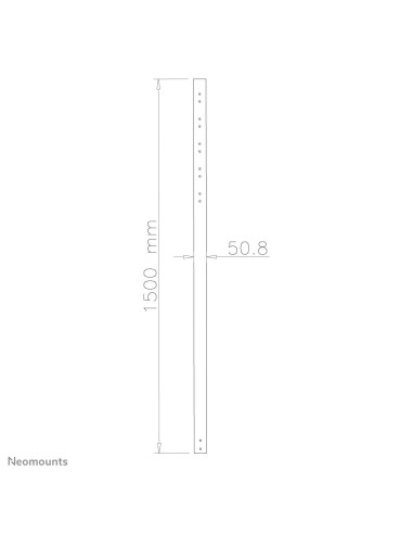 Neomounts by Newstar Tubo telescopico per schermi LCD LED Plasma