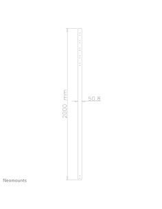 Neomounts by Newstar Tubo telescopico per schermi LCD LED Plasma 2