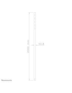 Neomounts by Newstar Tubo telescopico per schermi LCD LED Plasma 2