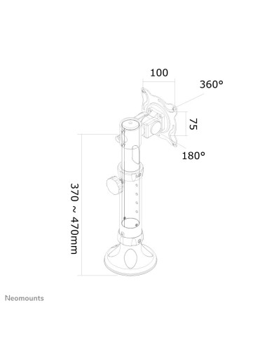 Neomounts by Newstar Supporto da scrivania per monitor